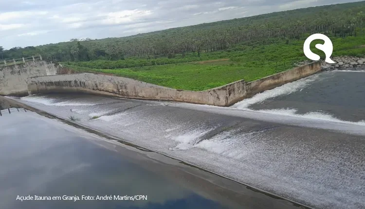 Sobe para 13 o número de açudes sangrando no Ceará, após chuvas