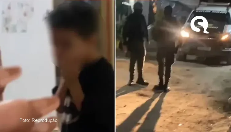 Família denuncia policiais militares por uso de spray de pimenta que atingiu bebê de um mês e criança autista no Ceará
