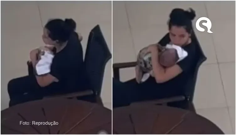 Babá é presa após ser filmada agredindo bebê de 4 meses no Ceará