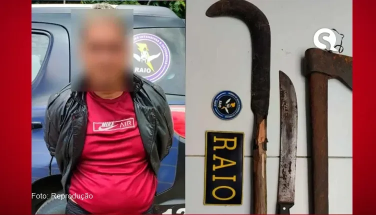 Homem é preso após ameaçar matar o próprio filho em escola em Ipueiras