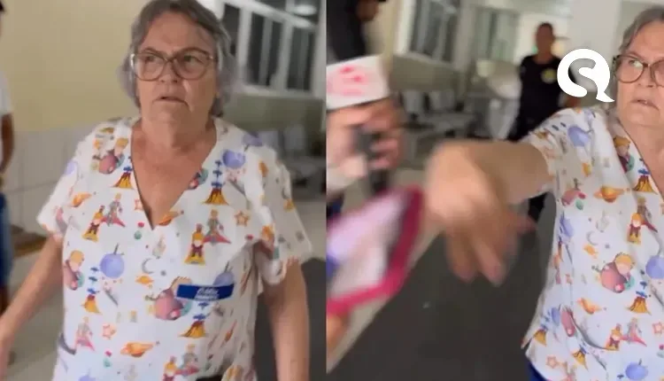 Repórter do Sobral Online é atacado durante gravação no Hospital de Viçosa, no interior do Ceará