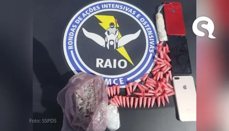 Polícia Militar prende quatro pessoas suspeitas de tráfico de drogas em Varjota