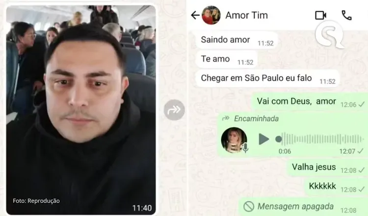 Morto na tragédia de Vinhedo enviou última mensagem à esposa no avião: ‘Saindo amor, te amo’