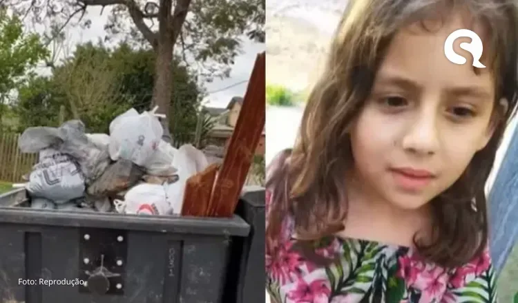 Menina encontrada morta dentro de lixo era torturada pela mãe