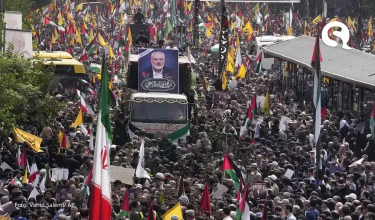 Funeral de chefe do Hamas começa com promessas de vingança: “Perseguiremos Israel até arrancá-lo da terra da Palestina”