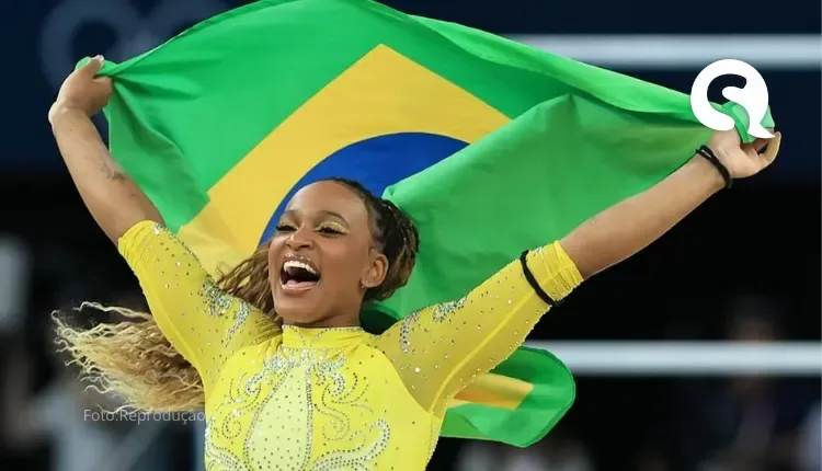 Rebeca Andrade é a mulher brasileira com mais medalhas na história dos Jogos Olímpicos