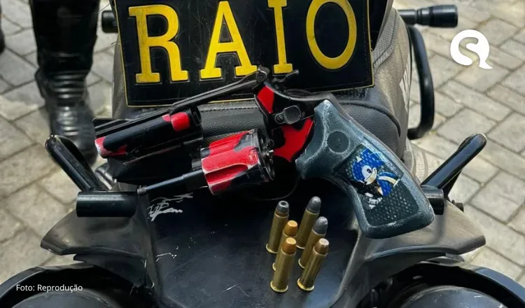 Polícia Militar prende em flagrante suspeito com arma de fogo e munições em Sobral