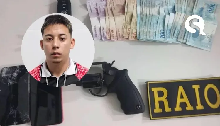 Motorista é preso após tentar fugir da polícia e atirar contra os agentes em Cruz