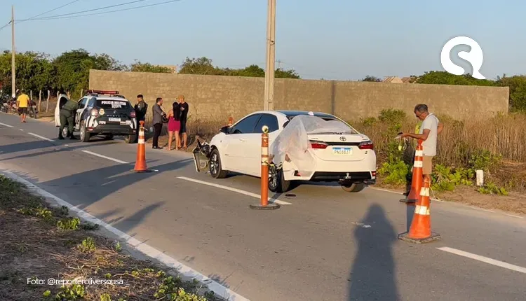 Turista de Teresina perde a vida em grave acidente na Av. Marilago, em Camocim