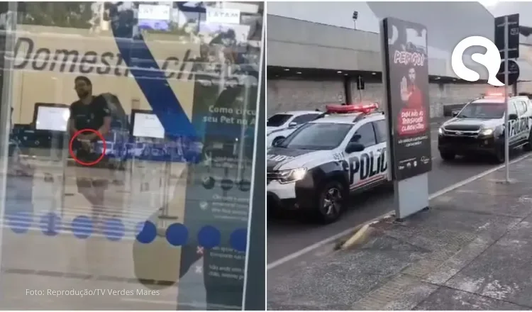 Homem armado exige voo e fecha área de check-in do aeroporto, no Ceará