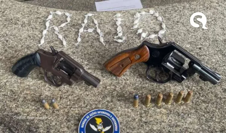Dupla é detida em abordagem da PMCE com armas de fogo em Amontada
