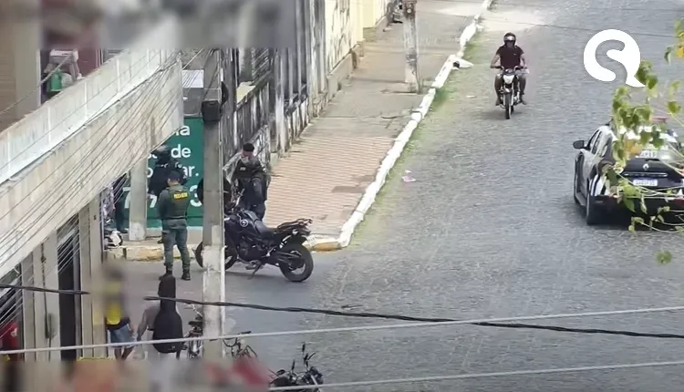 Polícia Militar recupera moto roubada no centro de Granja com apoio de vídeo monitoramento