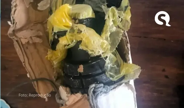 Morador encontra granada na calçada de casa em Hidrolândia