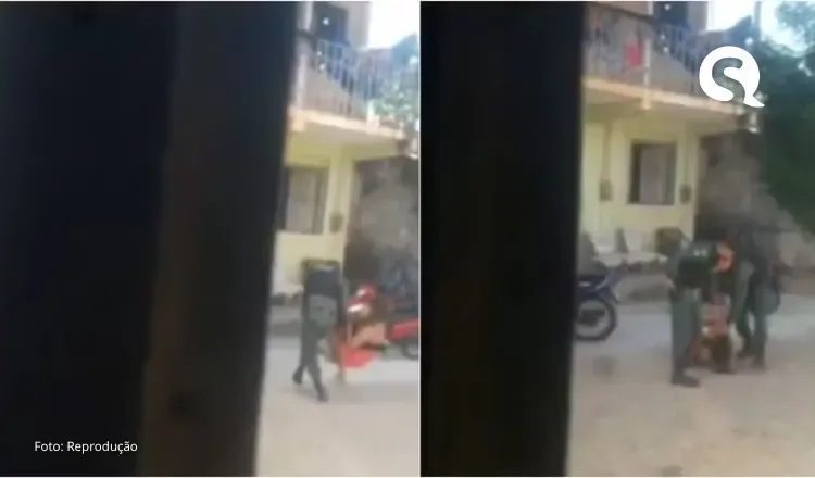 Influencer é derrubada e tem celular tomado ao tentar filmar abordagem da PM no Ceará