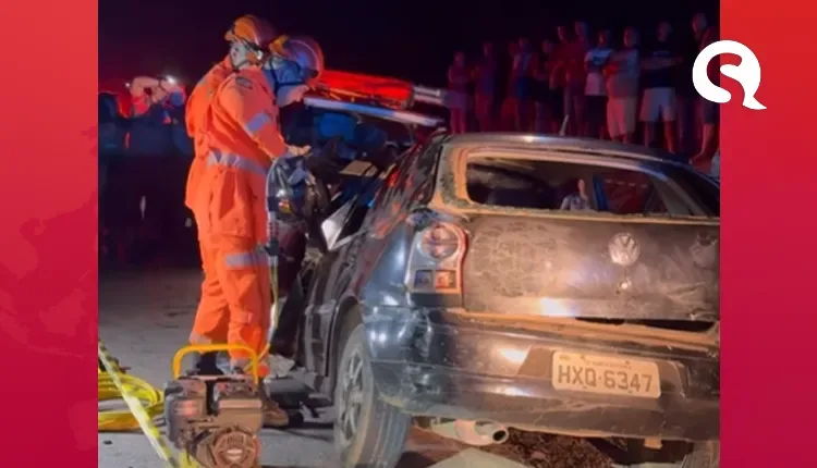 Três pessoas morrem e duas ficam em estado grave após colisão de carro com caminhão em Frecheirinha