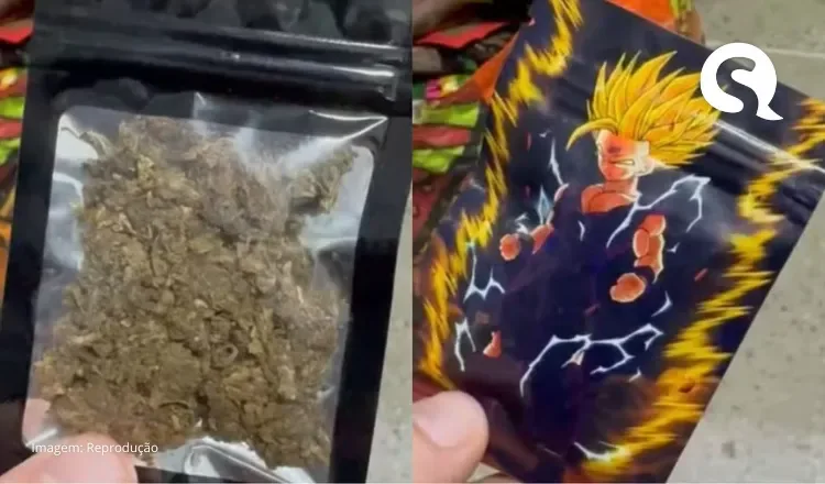 Maconha embalada com personagem de anime é apreendida no Ceará
