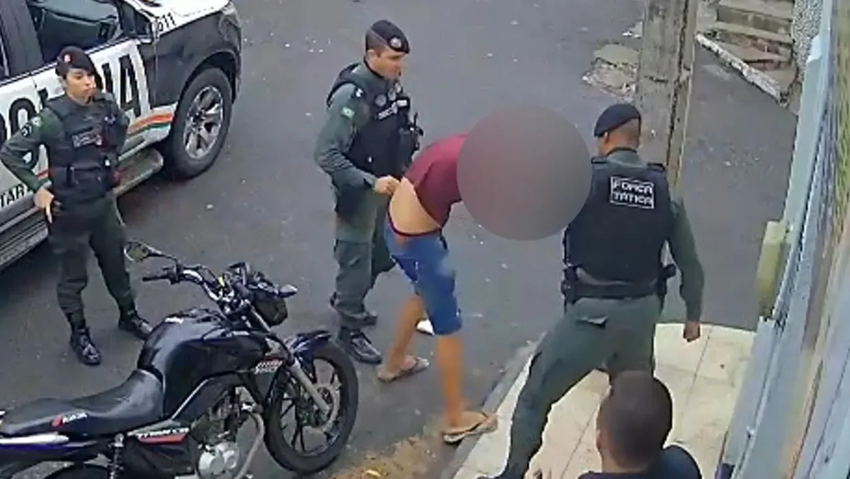 PM é afastado de funções por agredir jovem de 18 anos com socos durante abordagem em Sobral
