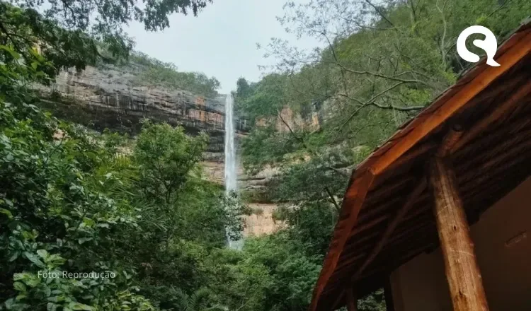 Após chuvas, Bica do Ipu volta a jorrar água na Serra da Ibiapaba