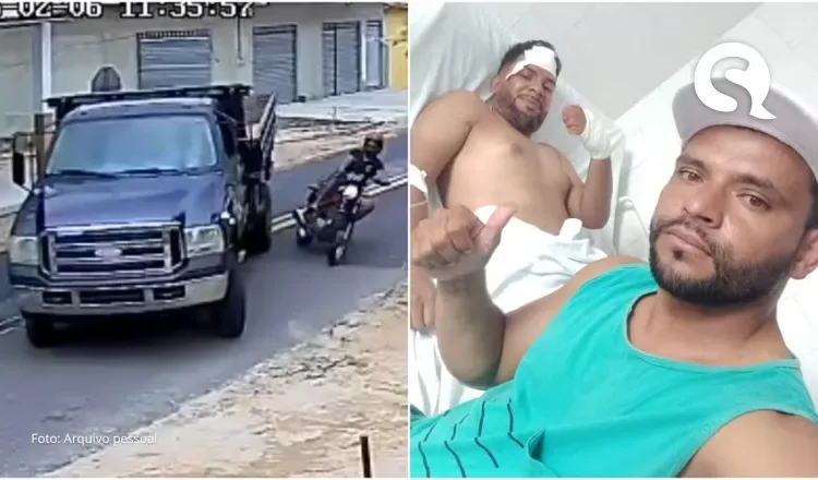 Motorista provoca acidente e descobre que motociclista ferido é amigo de infância; vídeo