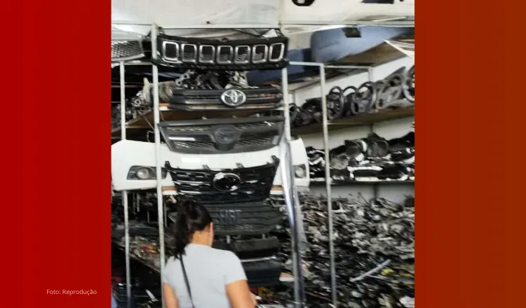Polícia desarticula comércio de peças de veículos roubados em Varjota e prende suspeito em flagrante
