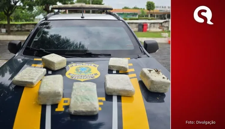 PRF prende mulher com 8 kg de skunk, em Sobral (CE). A droga vinha de Belém (PA) e tinha como destino Fortaleza (CE)