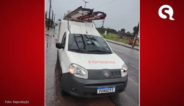 Carro de provedora de internet é alvo de ataque do CV no bairro Itambé, em Caucaia
