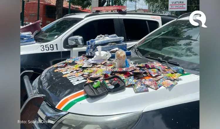 Força Tática prende número 2 do Comando Vermelho em Sobral e apreende mais de 30 quilos de drogas