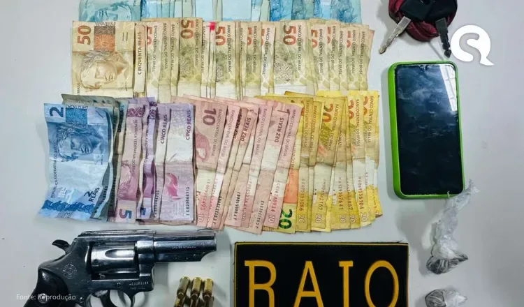 Ação do PMCE resulta na apreensão de arma de fogo e na prisão de casal em Jijoca de Jericoacoara