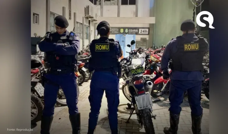 ROMU age rápido e recupera motocicleta roubada nas proximidades de Estádio do Junco, em Sobral