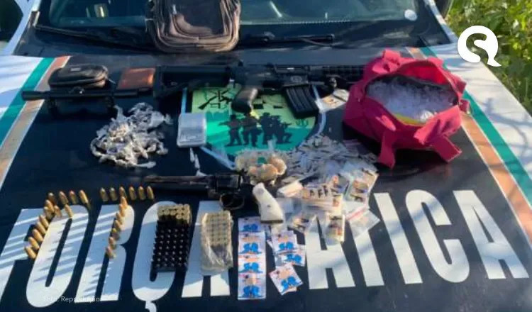 Polícia apreende arma, drogas e réplica de fuzil no município de Graça
