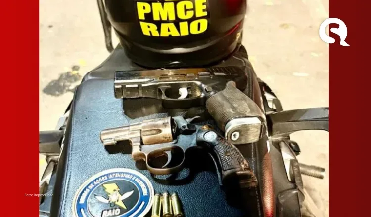 Ação da Polícia resulta em apreensão de arma de fogo e simulacro em Sobral