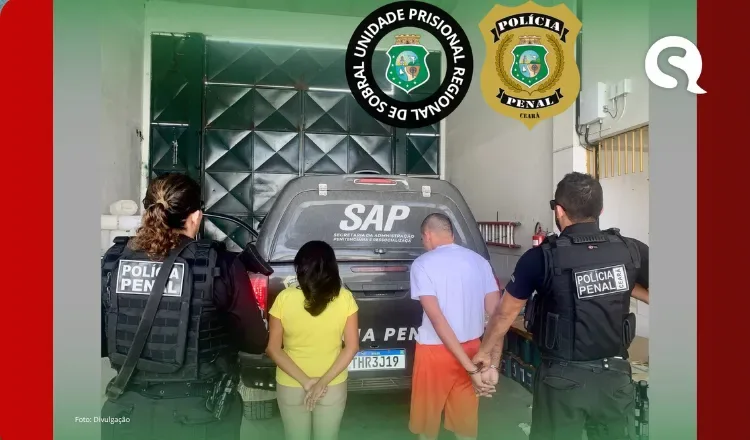 Casal é flagrado com drogas durante visita na Unidade Prisional de Sobral