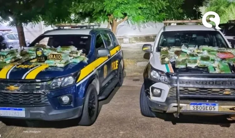Crateús: homens são presos por transportar 145kg de pasta base de cocaína em carga de colchão