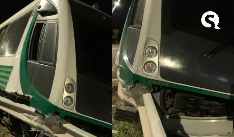 VLT descarrila e atinge alça de pista em Sobral; causa é investigada