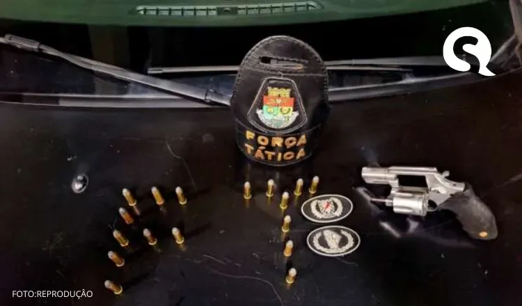 Polícia Militar apreende arma de fogo e munições durante ação no Vicente Pinzón