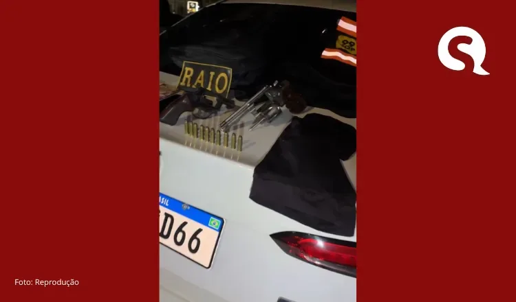 RAIO prende três suspeitos e apreende armas e moto roubada em Sobral