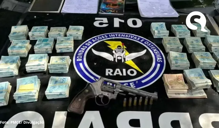 Agiota é preso com mais de R$ 200 mil após fazer ameaças no Ceará