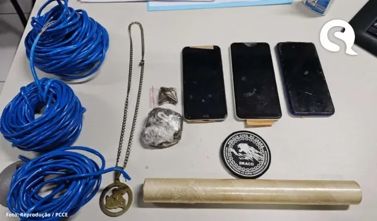 Mulher é presa por tráfico e investigada por furto a provedor de internet na Barra do Ceará