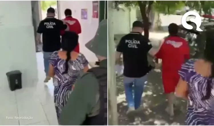 Pai suspeito de estuprar a própria filha e mãe conivente com o crime são presos no interior