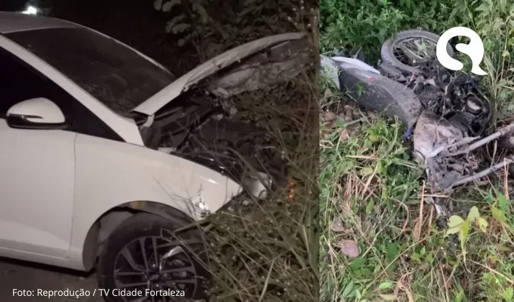 Motociclista morre ao voltar para casa após colisão com carro em Caucaia/CE