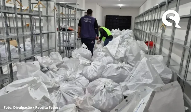 Operação da Receita Federal e PMCE apreende 235 volumes de produtos falsificados em Fortaleza