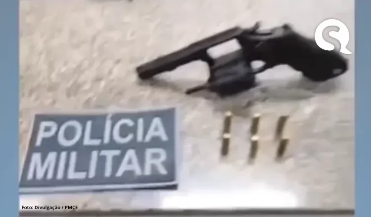 PMCE apreende revólver e prende suspeito durante patrulhamento no Bom Jardim, em Fortaleza