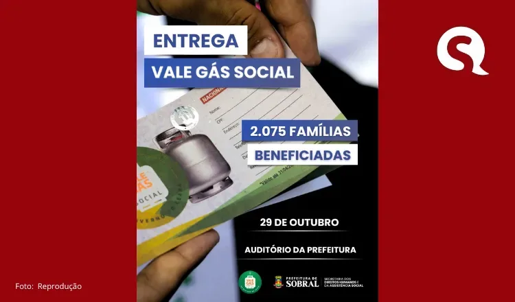 Prefeitura de Sobral realiza entrega do Vale Gás Social para mais de duas mil famílias