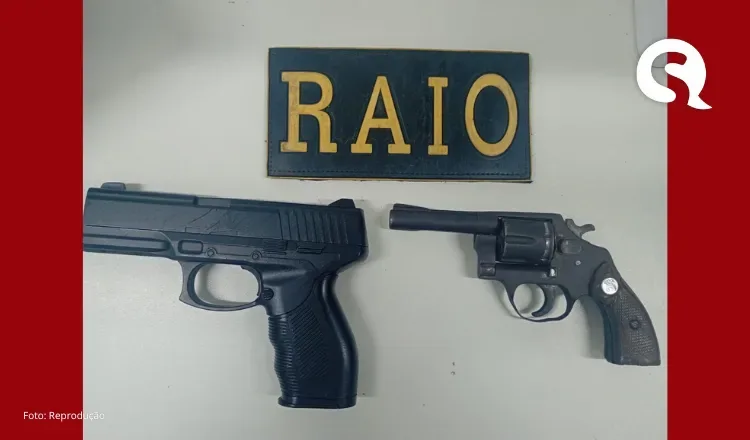 Após assalto, equipes do Raio recuperam moto roubada, apreendem menores e arma de fogo em Sobral