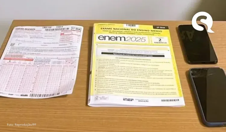 Candidato diz ter dispositivo médico, burla detector de metal e é preso com celular na prova do Enem