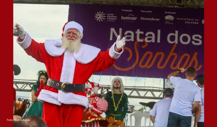 Natal dos Sonhos transforma Sobral em uma manhã de música, fantasia e encontros que celebram o espírito natalino