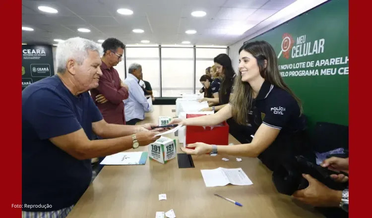 Meu Celular: mais de 13 mil celulares já foram recuperados pelas Forças de Segurança do Ceará