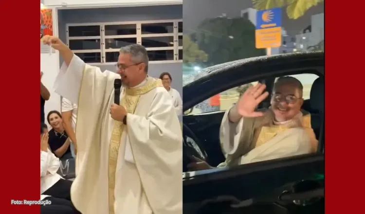 Padre ganha rifa da própria igreja e, após críticas, anuncia novo sorteio