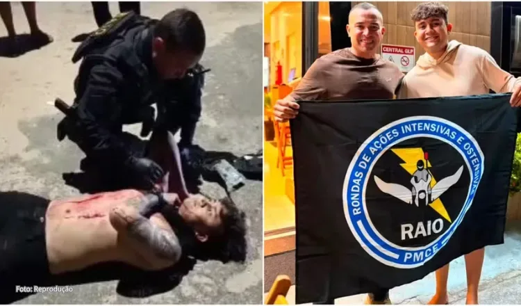 PM salva motociclista ferido no pescoço após tentativa de latrocínio em Caucaia