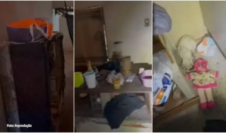 Mãe é presa suspeita de maus-tratos contra filhos em casa com lixo, mau cheiro e animal morto